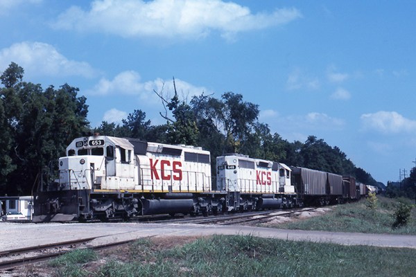 KCS 653 at DeQuincy, LA on Jan. 2, 1979