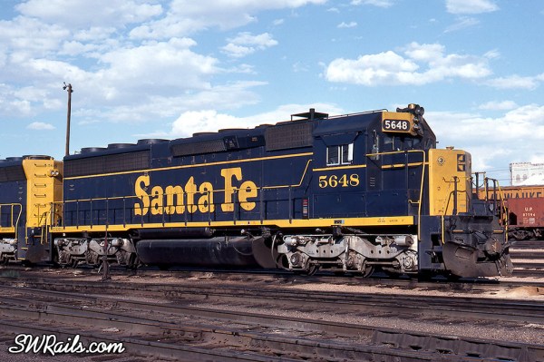 Santa Fe EMD SD45-2 locomotive 