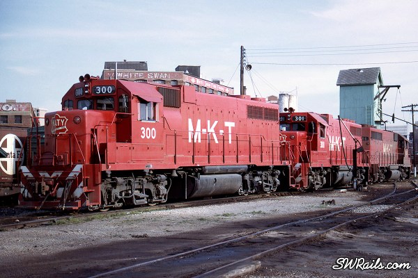 MKT GP38 300 at Dallas,TX in 1970