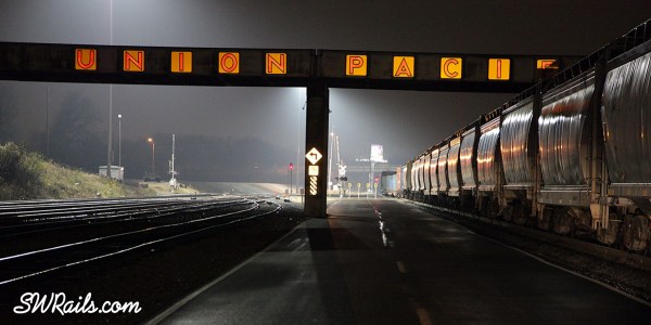 overpass at the west end of UP's Davidson Yard in fort worth