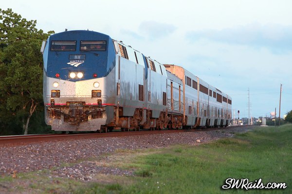 Amtrak Sunset Limited in Stafford TX