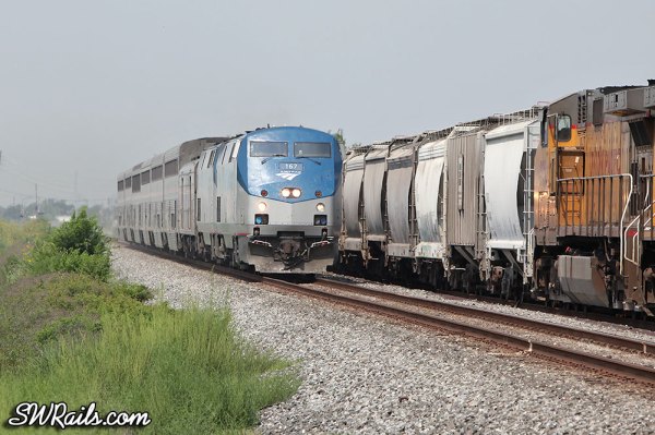 Amtrak #2, The Sunset Limited, at Missouri City, TX
