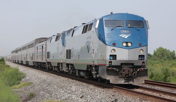 Amtrak #2, The Sunset Limited, at Missouri City, TX