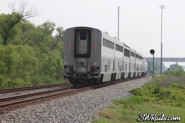 Amtrak #2, The Sunset Limited, at Missouri City, TX