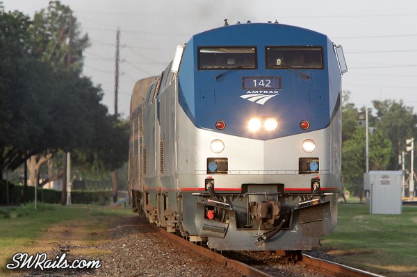 Amtrak Sunset Limited at Sugar Land TX