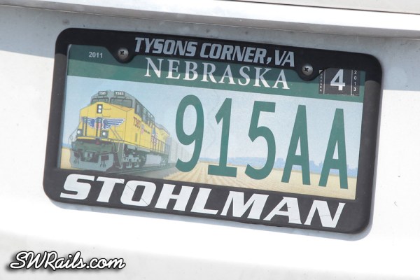 Union Pacific Museum specialty license plate
