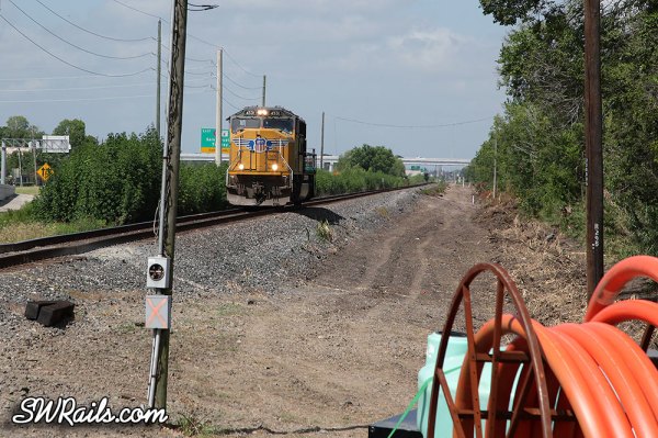 Union Pacific Glidden Sub double tracking project between Heacker, TX and Missouri City, TX.