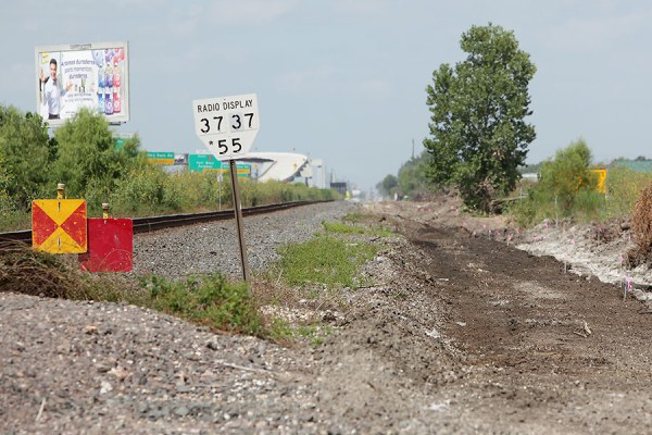 Union Pacific Glidden Sub double tracking project between Heacker, TX and Missouri City, TX.