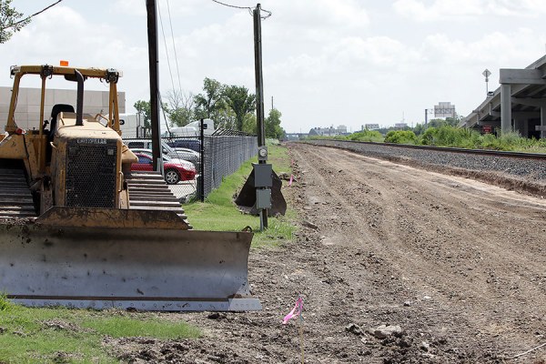 Union Pacific Glidden Sub double tracking project between Heacker, TX and Missouri City, TX.