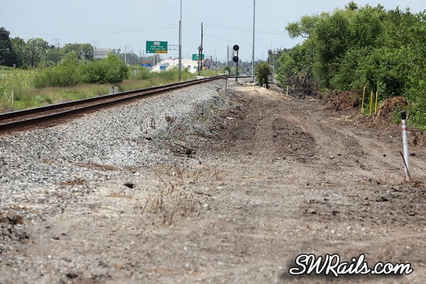 Union Pacific Glidden Sub double tracking project between Heacker, TX and Missouri City, TX.