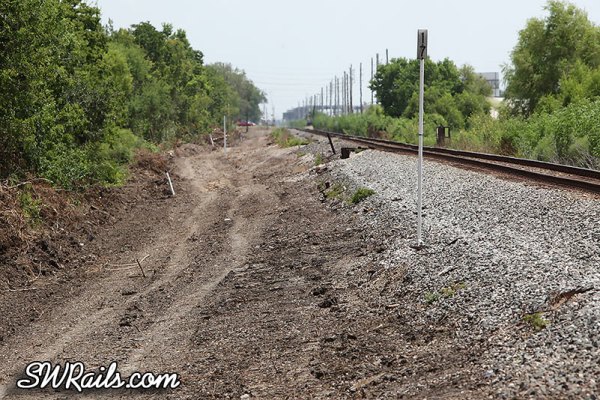 Union Pacific Glidden Sub double tracking project between Heacker, TX and Missouri City, TX.