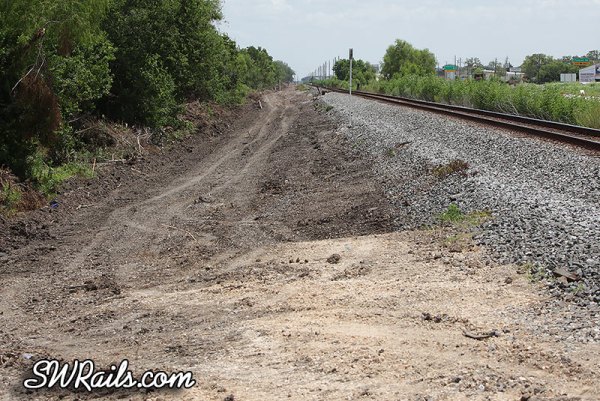 Union Pacific Glidden Sub double tracking project between Heacker, TX and Missouri City, TX.