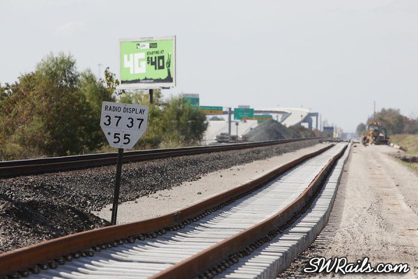 Union Pacific trackwork at Heacker-11/21/2012