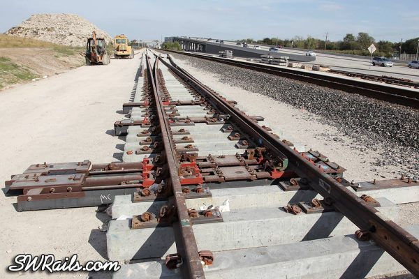 Union Pacific trackwork at Heacker-11/21/2012
