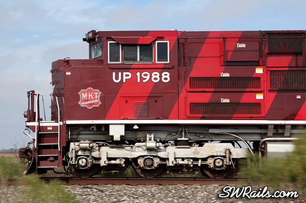 UP 1988 SD70ACE Katy Heritage at East Bernard TX