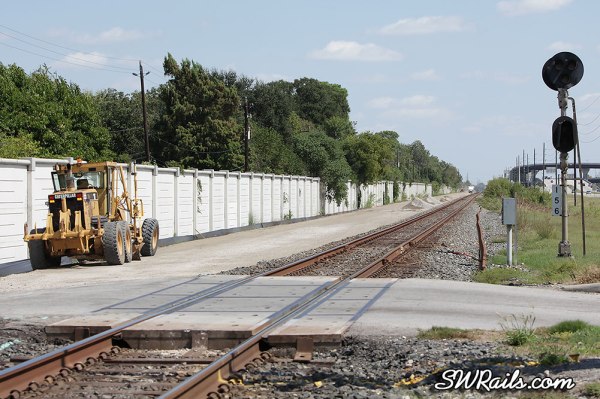 Union Pacific new Glidden sub main line in Houston TX