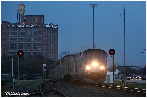 Amtrak Sunset limited in Sugar Land TX