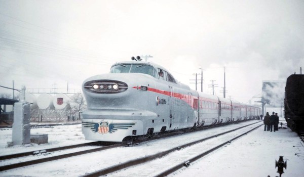 UP-1001-Aerotrain-At-Columbus-NE-1956