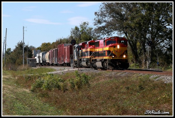 KCS SD70MAC 3941 at Harlem TX