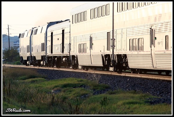 Amtrak  train #1, the Sunset Limited in Stafford,TX