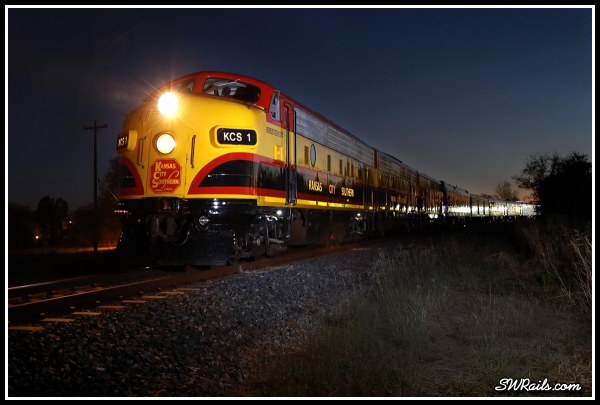 KCS 1 F9A Southern Belle Wharton TX 2015 Holiday express