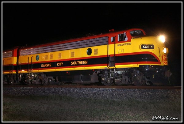 KCS 1 F9A Southern Belle Wharton TX 2015 Holiday express