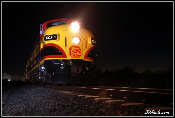KCS 1 F9A Southern Belle Wharton TX 2015 Holiday express