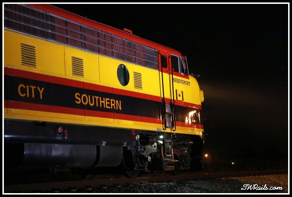 KCS 1 F9A Southern Belle Wharton TX 2015 Holiday express